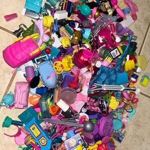 Huge Lot Doll Accessories & Clothing (LOL, Barbie and MORE)